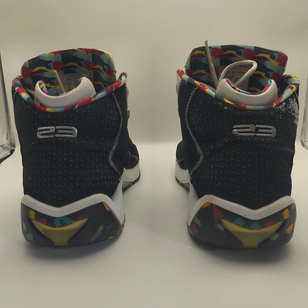 Jordan Rising Star Black‎ White Multicolor 316337-106 Mens 13 Basketball Shoes
